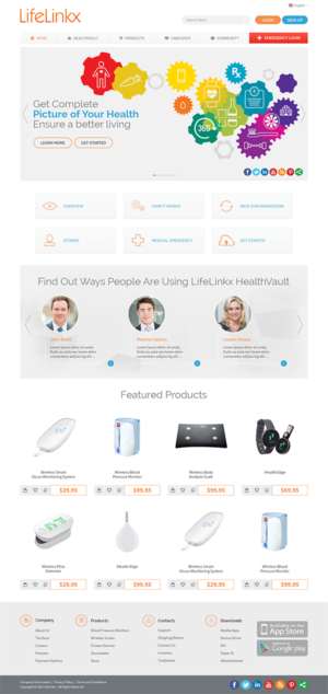 Web Design par RupalTechno pour E2Logicx Corp | Design : #6872569