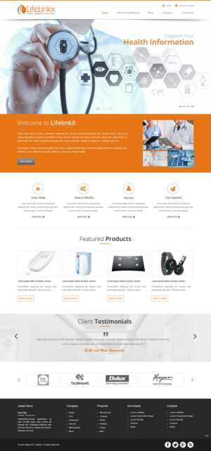 Web Design par pb pour E2Logicx Corp | Design : #6713699