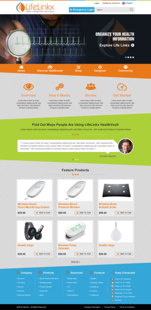 Web Design par Infinitive Technology pour E2Logicx Corp | Design : #6730159
