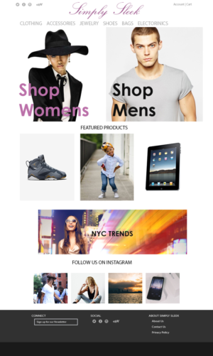 Web Design by Private Labs for Simply Sleek LLC | Design #6834731