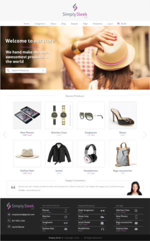 Web Design par dsign pour Simply Sleek LLC | Design : #6718995