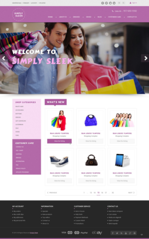 Web Design par pb pour Simply Sleek LLC | Design : #6708829