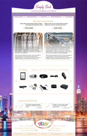 Web Design par J.Crittenden pour Simply Sleek LLC | Design : #6706336