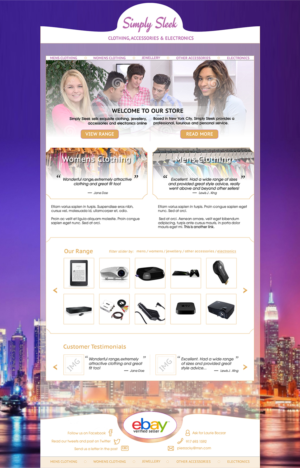 Web Design par J.Crittenden pour Simply Sleek LLC | Design : #6714135