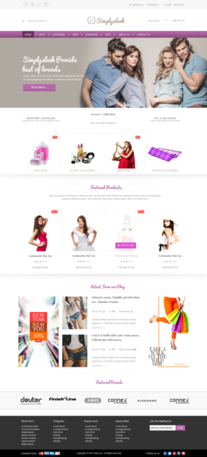 Web Design par Tesla Vault pour Simply Sleek LLC | Design : #6706712