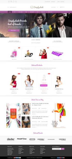 Web Design par Tesla Vault pour Simply Sleek LLC | Design : #6706713