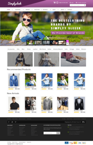 Web Design par Tesla Vault pour Simply Sleek LLC | Design : #6706721