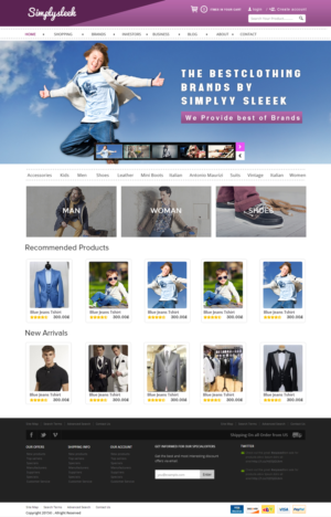 Web Design par Tesla Vault pour Simply Sleek LLC | Design : #6706722
