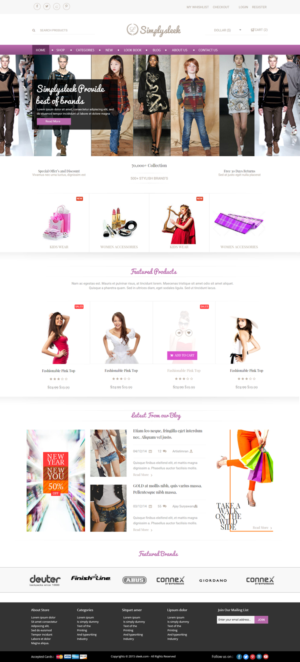 Web Design par Tesla Vault pour Simply Sleek LLC | Design : #6713978