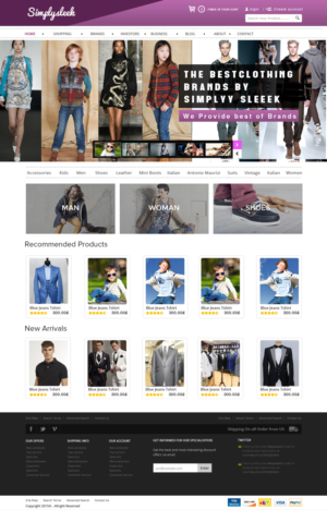 Web Design par Tesla Vault pour Simply Sleek LLC | Design : #6713979