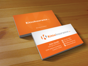 Design de Carte de Visite par Creations Box 2015 pour Kitto Insurance, Inc | Design : #6716853