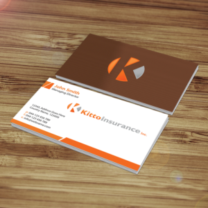 Design de Carte de Visite par Creations Box 2015 pour Kitto Insurance, Inc | Design : #6716931