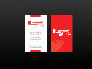 Design de Carte de Visite par Creations Box 2015 pour BL Computers | Design : #6716696