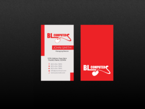 Design de Carte de Visite par Creations Box 2015 pour BL Computers | Design : #6716714