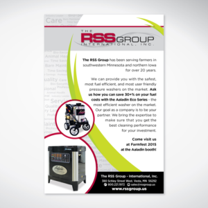 Newspaper Ad Design by tuan1968 for The RSS Group International, Inc. | Design: #6707615