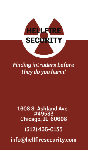 Logo Design by SarahEarly for Hellfire Security | Design: #6771921
