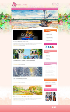 Diseño Web por pb para Lo Lo Abode | Diseño: #6708791