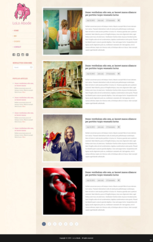 Diseño Web por pb para Lo Lo Abode | Diseño: #6708792