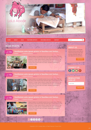 Diseño Web por pb para Lo Lo Abode | Diseño: #6713727