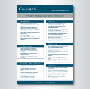 Flyer Design by dotnot for Coleman Estate Agents | Design: #6734451