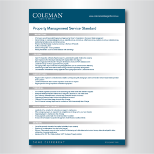 Design de Flyer par dotnot pour Coleman Estate Agents | Design #6745894
