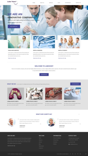 Web Design by pb for Labo Hoet | Design #6716546