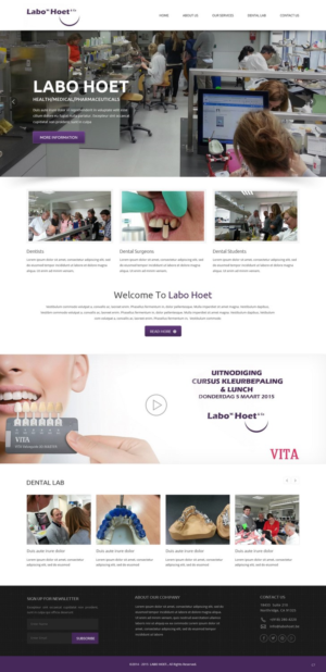 Web Design by pb for Labo Hoet | Design: #6716547
