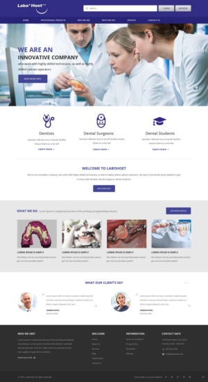 Web Design by pb for Labo Hoet | Design: #6894858