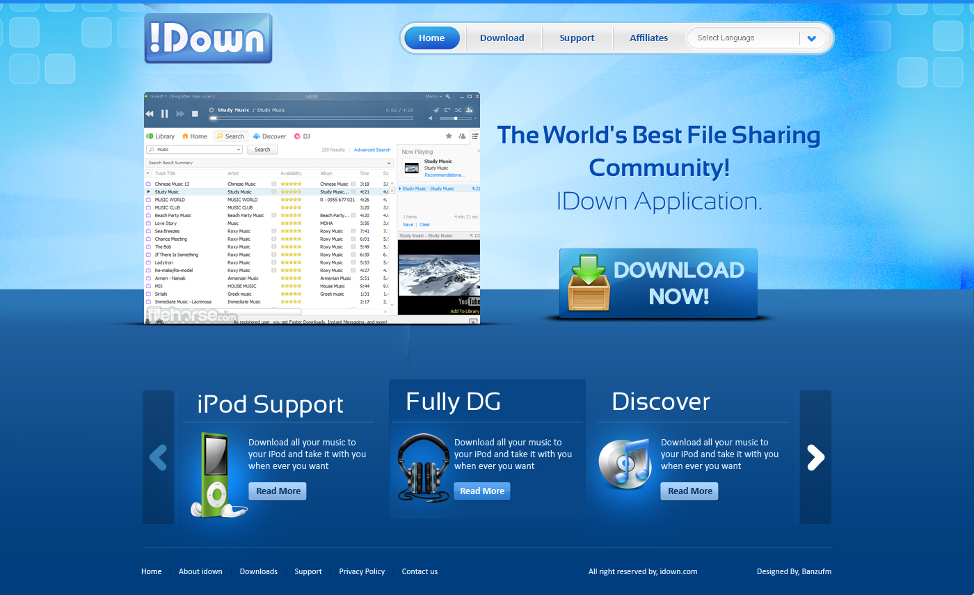 Web Design by Banzufm for this project | Design #355670