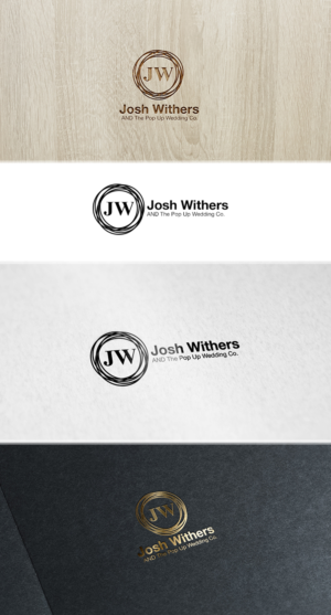 Josh Withers AND The Pop Up Wedding Co. | Logo Design by BehindSymbols
