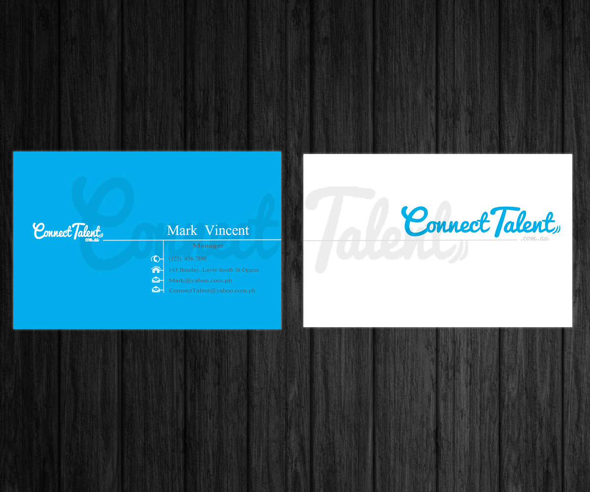 Diseño de Tarjeta de Presentación por khAng para Connecttalent.com.au | Diseño #1773993