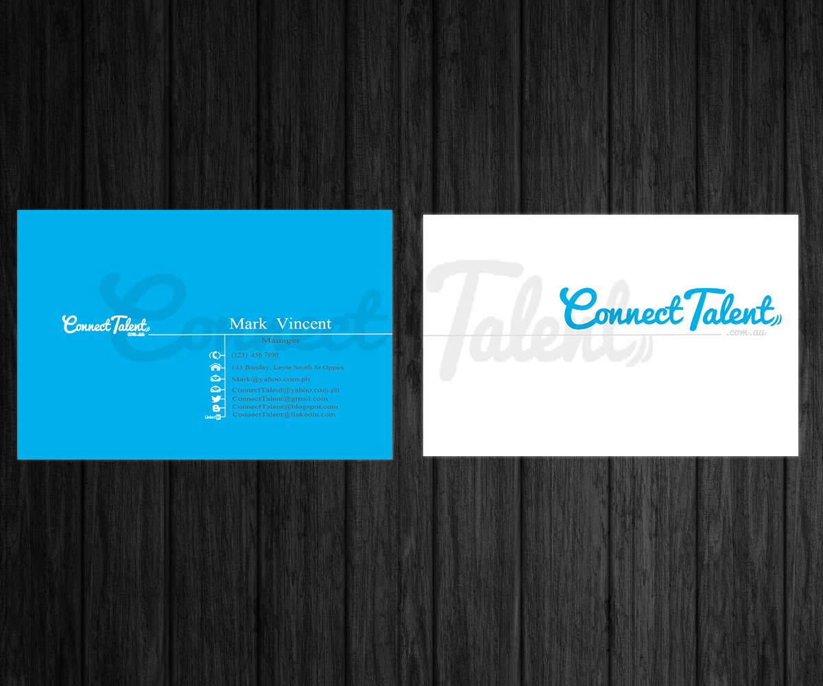 Business Card Design by khAng for Connecttalent.com.au | Design: #1785906