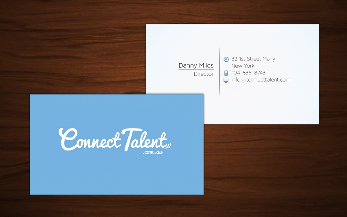 Diseño de Tarjeta de Presentación por silviaer para Connecttalent.com.au | Diseño #1751668