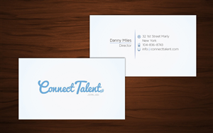 Business Card Design by silviaer for Connecttalent.com.au | Design #1751693