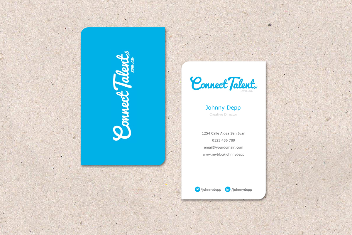 Business Card Design by juca for Connecttalent.com.au | Design #1786376