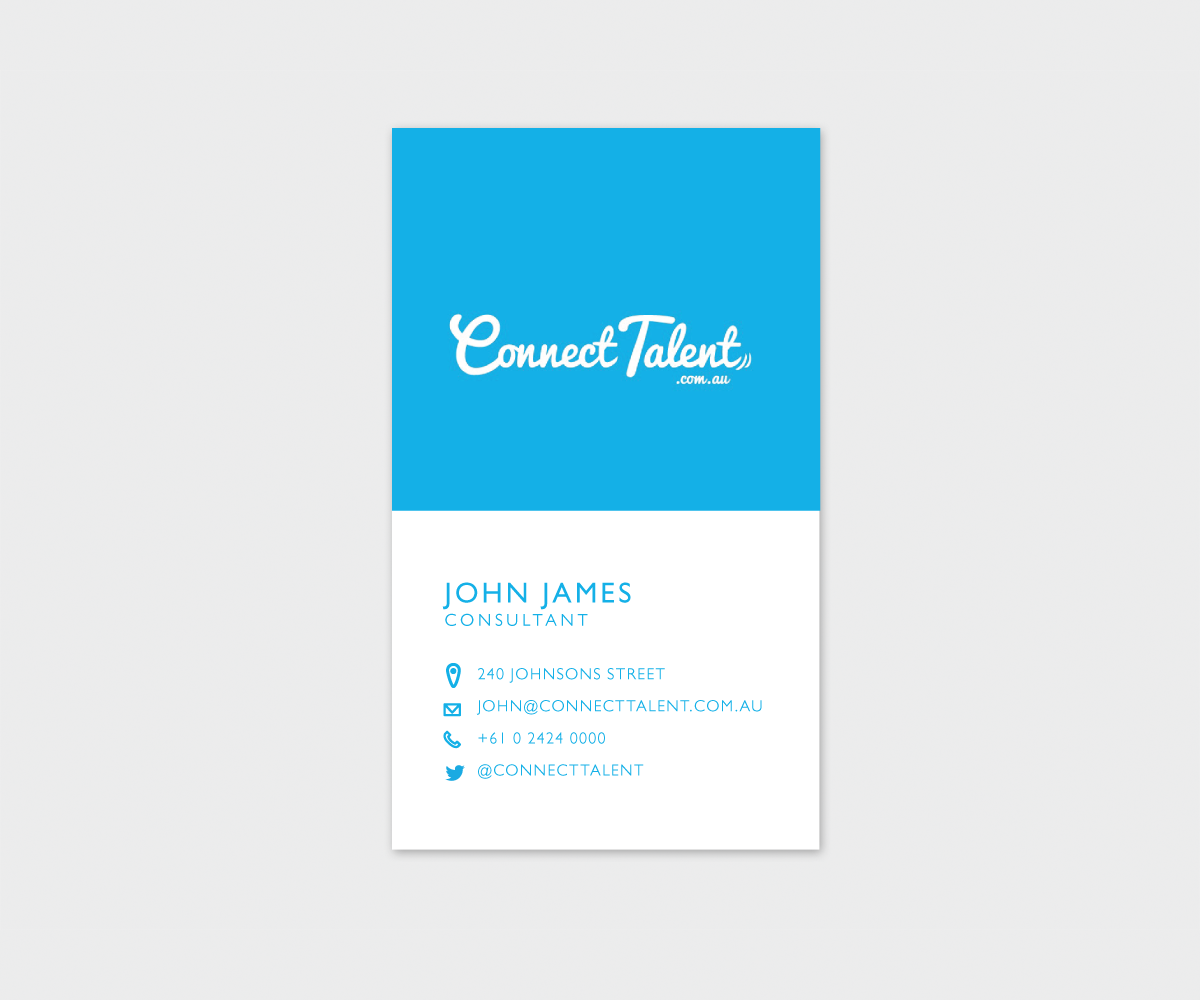 Diseño de Tarjeta de Presentación por Cam para Connecttalent.com.au | Diseño #1773672