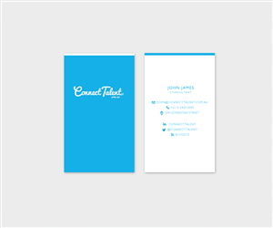 Business Card Design by Cam for Connecttalent.com.au | Design #1791728
