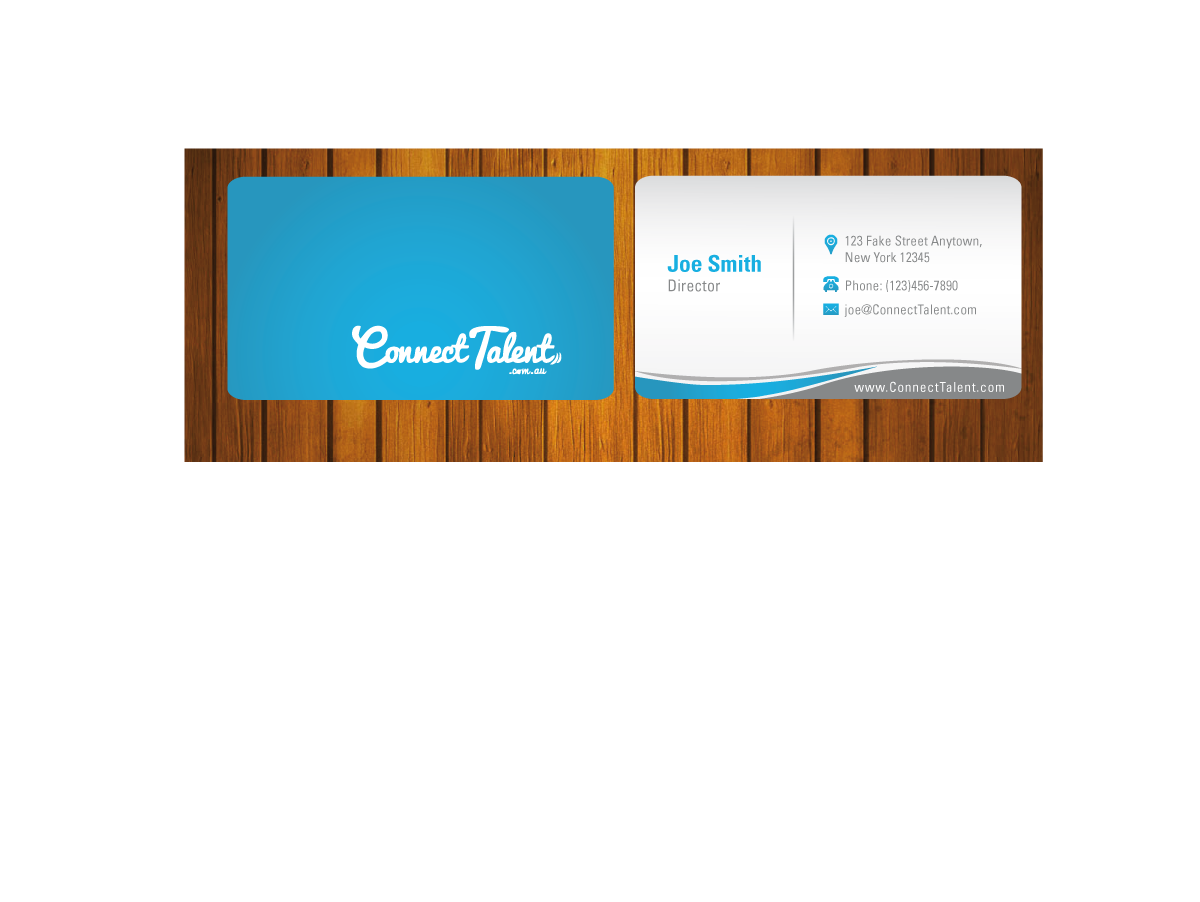 Business Card Design by Andrea for Connecttalent.com.au | Design #1743354