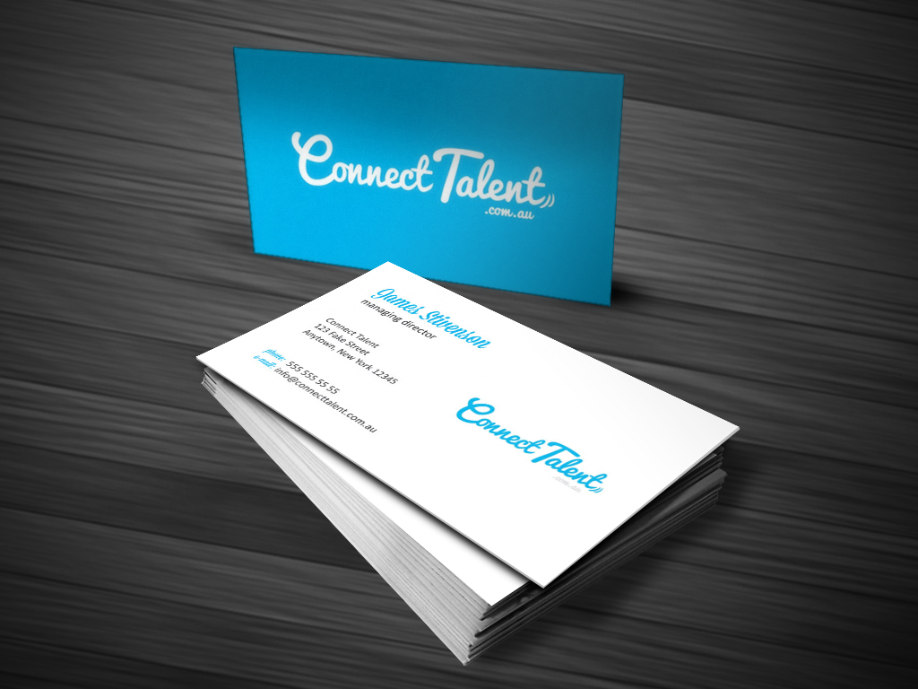 Business Card Design by Atvento Graphics for Connecttalent.com.au | Design #1761516