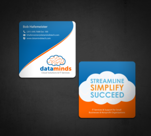 Design de Carte de Visite par chandrayaan.creative pour Dataminds Technology Group | Design : #6715560