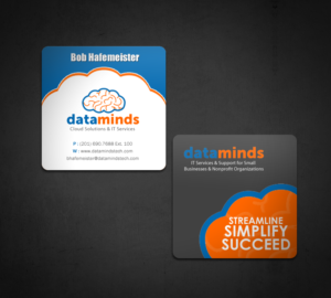 Design de Carte de Visite par chandrayaan.creative pour Dataminds Technology Group | Design : #6715563