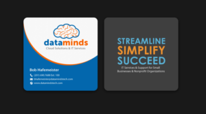 Business Card Design by chandrayaan.creative for Dataminds Technology Group | Design: #6715565