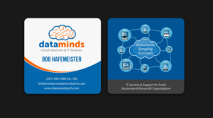 Business Card Design by chandrayaan.creative for Dataminds Technology Group | Design: #6715567