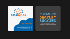 Business Card Design by chandrayaan.creative for Dataminds Technology Group | Design: #6715568
