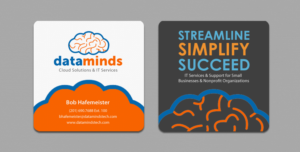 Business Card Design by chandrayaan.creative for Dataminds Technology Group | Design: #6716192