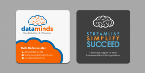 Business Card Design by chandrayaan.creative for Dataminds Technology Group | Design: #6716193