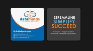 Business Card Design by chandrayaan.creative for Dataminds Technology Group | Design: #6726655