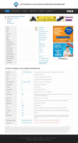 Web Design by pb for vehicle codes | Design: #6722908