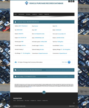 Web Design by pb for vehicle codes | Design: #6722910