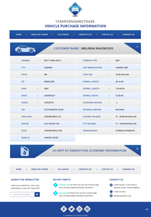 Web Design by pb for vehicle codes | Design: #6741291